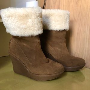 Coach wool-lined boots